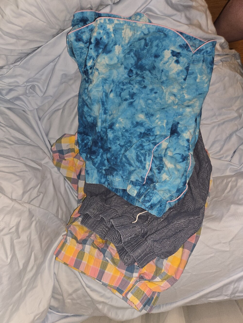 Lands' End Pajama Sleep Shorts Set Of Three 2x
